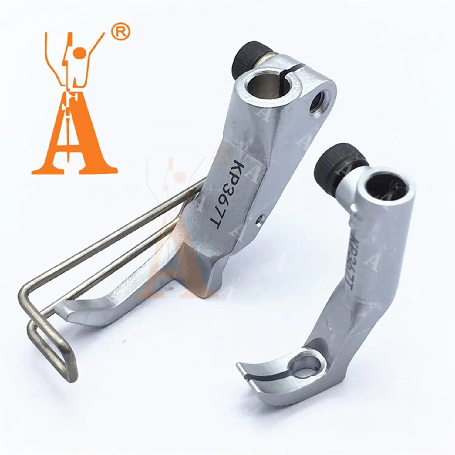 KP367T Zipper Presser Foot Set Compatible with Durkopp Adler 367 467 767 867 1767 Sewing Machine Accessory