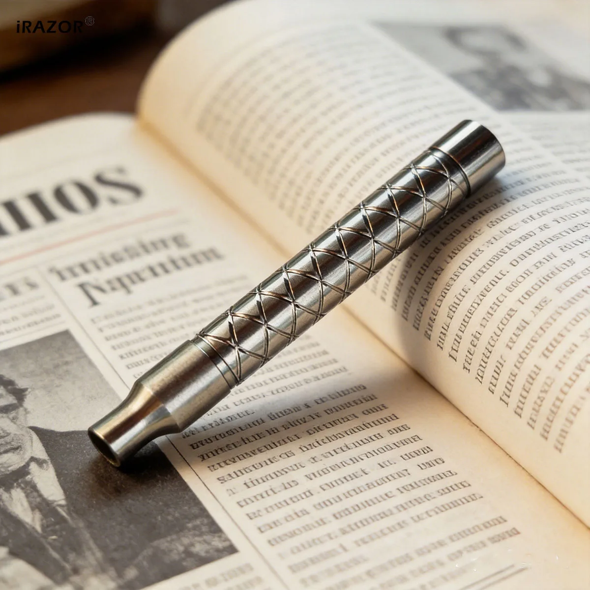 iRAZOR CNC Double Edge Safety Razor Handle 316 Stainless Steel Manual Shaver Men's Razor with M5 Thread-Fit Most DE Razor Heads