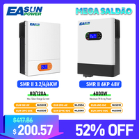 Hybrid Solar inverter 3.2KW 4KW 6KW 24V 48V 230VAC Max 500VDC PV open circuit pure sine wave home-appliance UPS