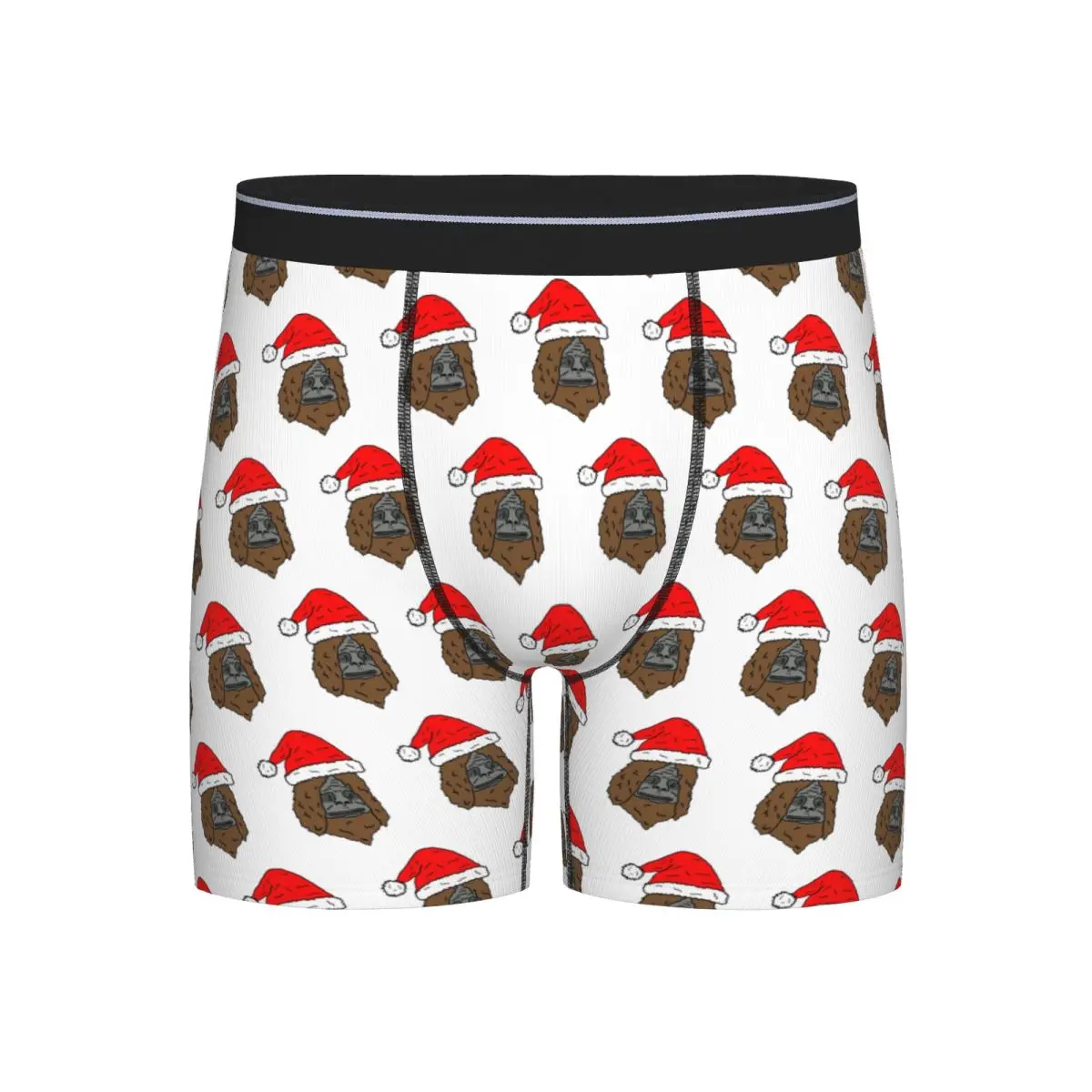 

Long Boxer Underpants Shorts Big Lez Santa Sassy The Sasquatch Panties Male Soft Underwear for Homme Man Boyfriend Gifts