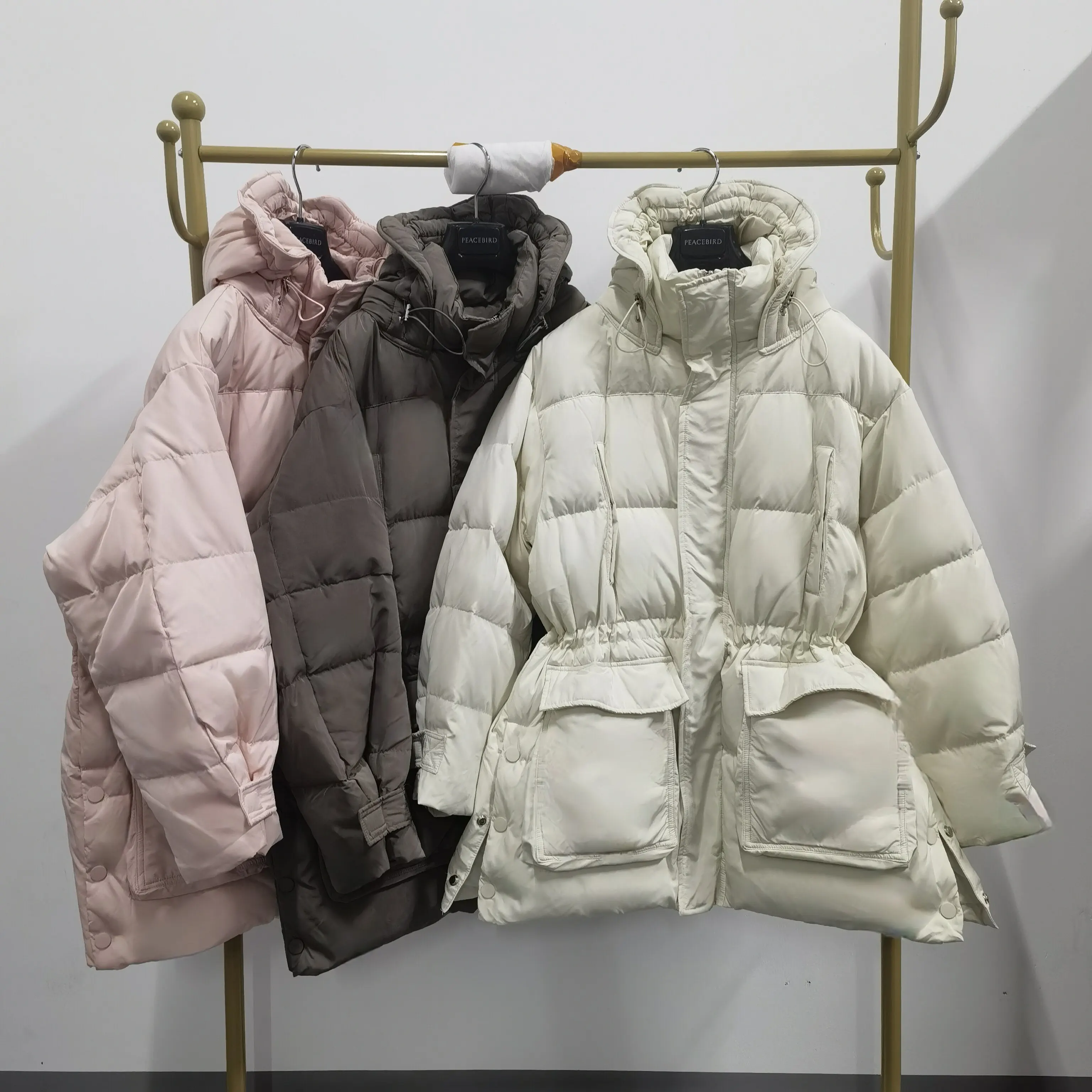 

Winter New Women's Down Jacket Loose Windproof Hooded Straight Tube Jacket