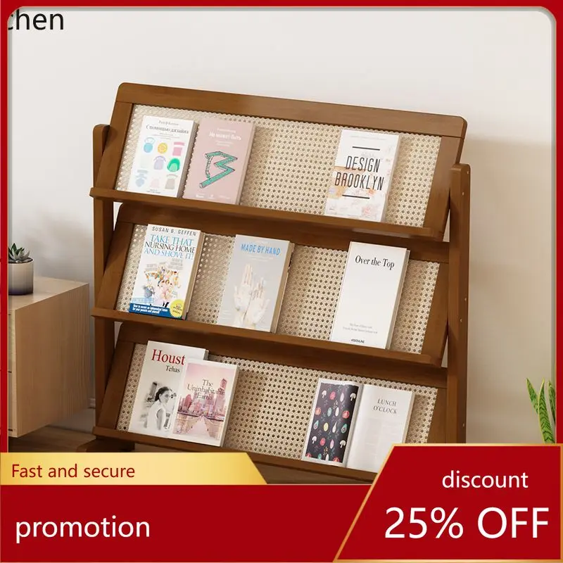 CZ Floor-standing Storage Rack Multi-layer Magazine and Picture Book Organizer, Newspaper Rack, Office Document Storage Rack