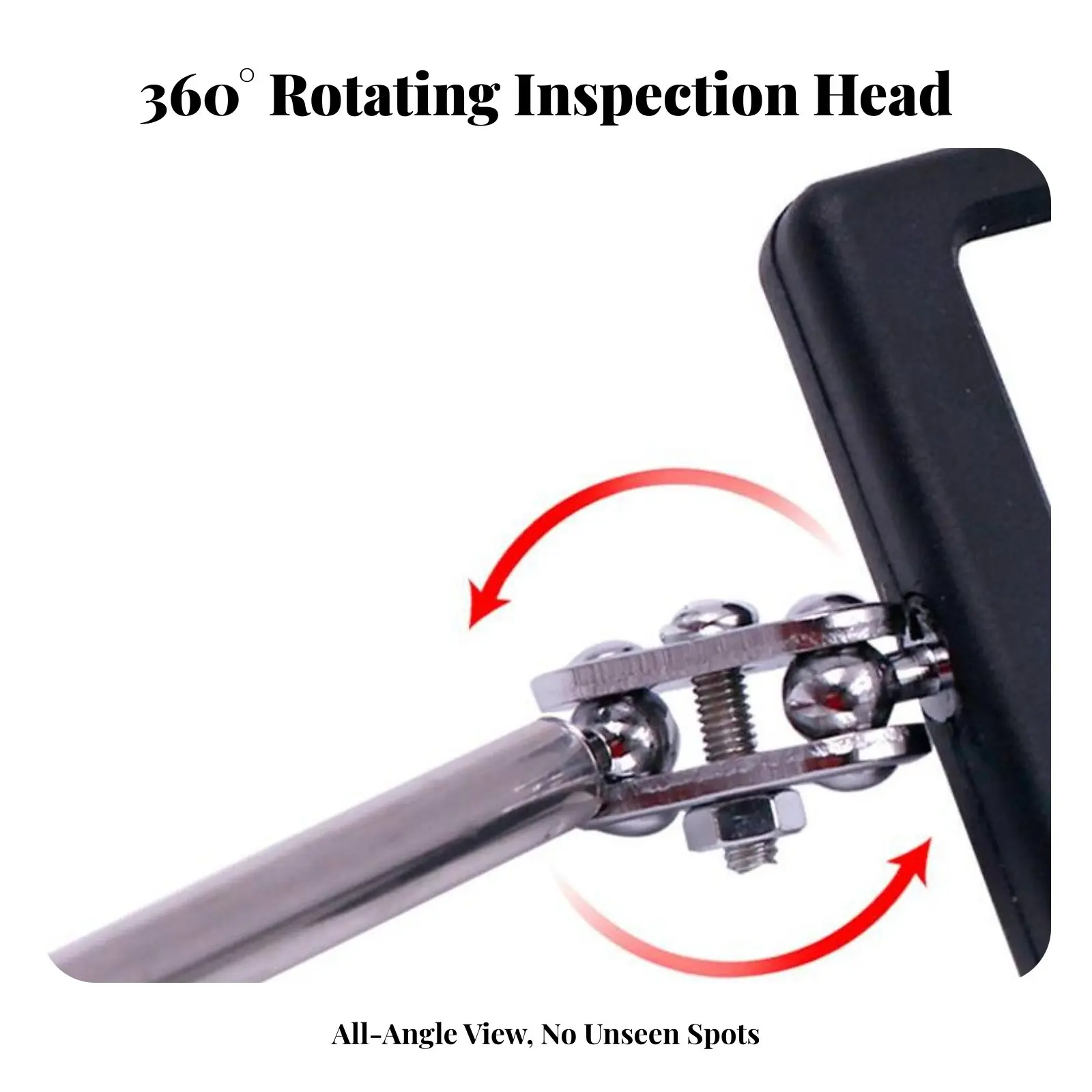 

Telescoping Illuminated Inspection Mirror Portable Illuminated Lighted Inspection Mirror Lightweight Ergonomic Handle