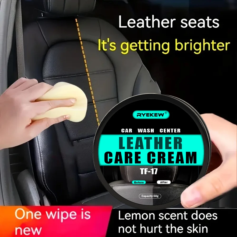 

QC4 Масло для ухода за автомобильными кожаными сиденьями Многофункциональный крем для полировки салона Удаление пятен Восстановленный кожаный диван Cleani