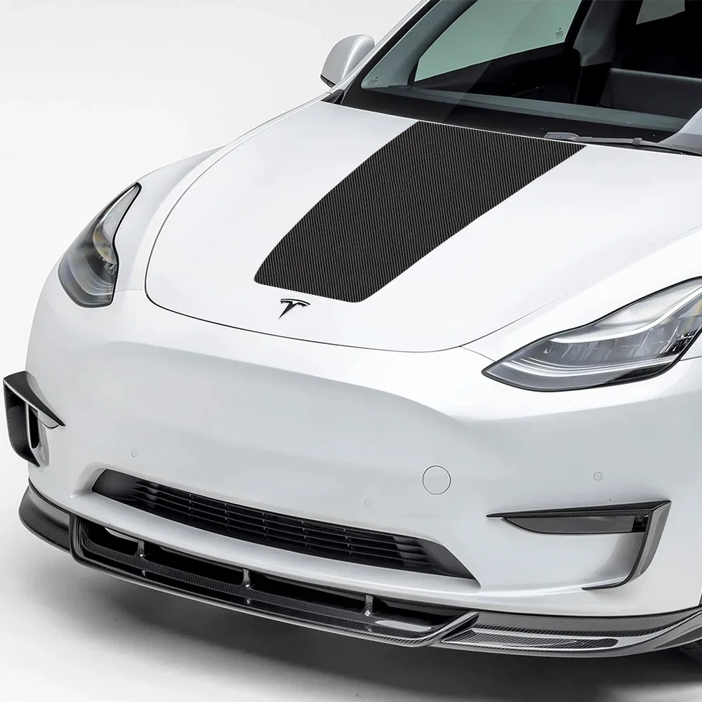 Car Hood Cover Stickers For Tesla Model 3 Y Waterproof Vinyl Decal Sticker Custom Car Sticker Auto Exterior Car Accessories