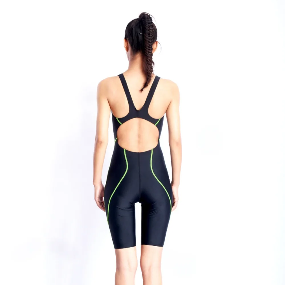 Fanceey Profesjonalny strój kąpielowy wyścigowy Strój kąpielowy bez rękawów Damskie stroje kąpielowe Wodoodporny, szybkoschnący damski strój kąpielowy Plus Size