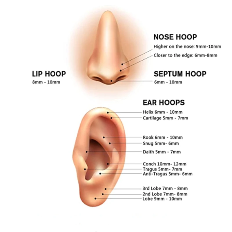 1 pz acciaio inossidabile piercing al naso borchie cristallo zircone farfalla pendente anello al naso chiodo goth PIERC gioielli per il corpo per le