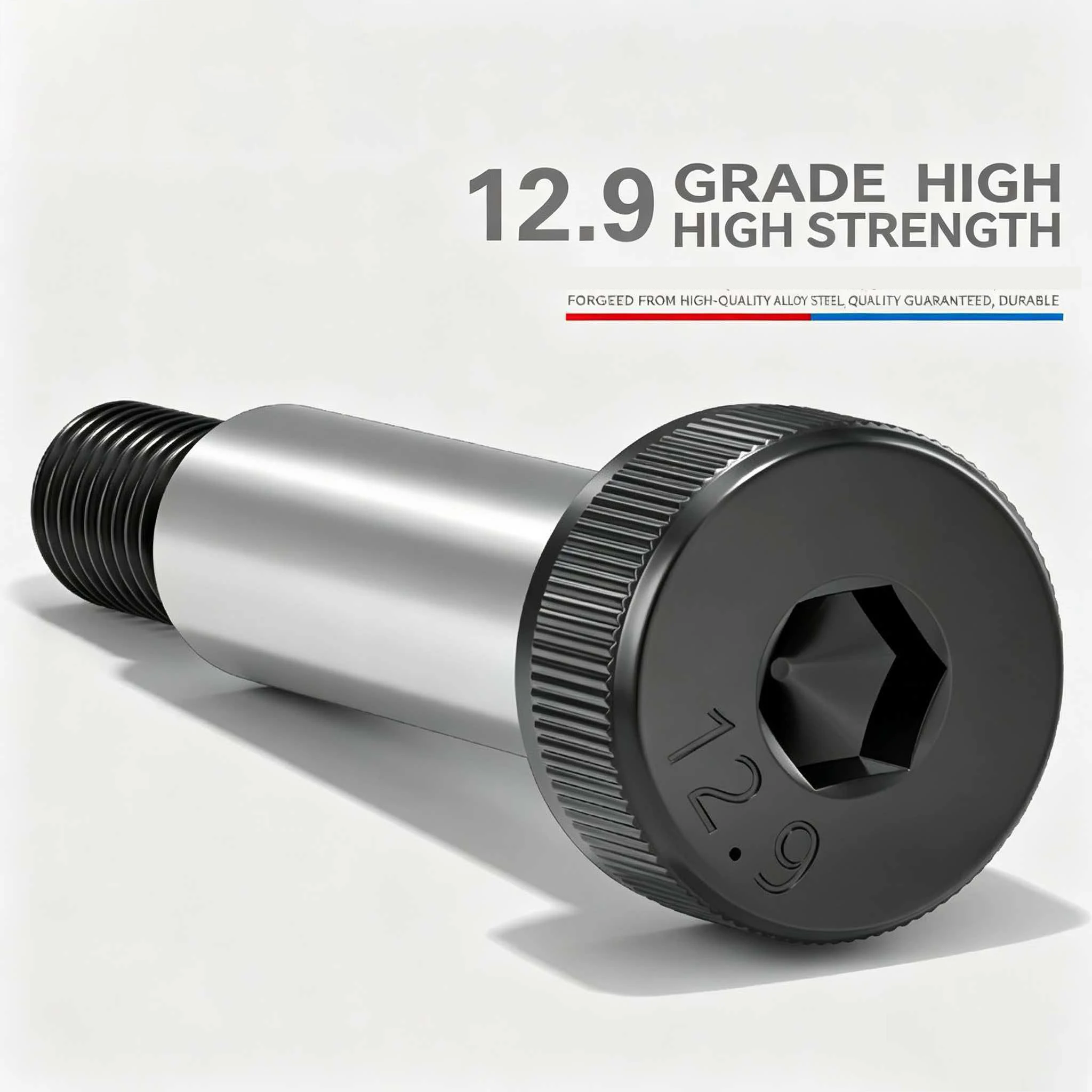 M5 M6 M8 M10 M12 M16 Black 12.9 Grade Steel Allen Plug Screw Mould Contour Convex Hexagon Socket Head Shoulder Screw Limit Bolt