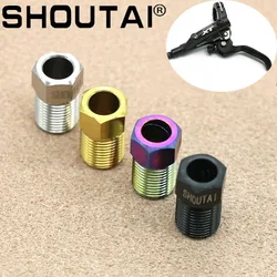 TC4 Titanium Interface Adapter Screw, Bicycle Parts, Brake Oil Pipe, FOR Shimano XT M800, 2Pcs