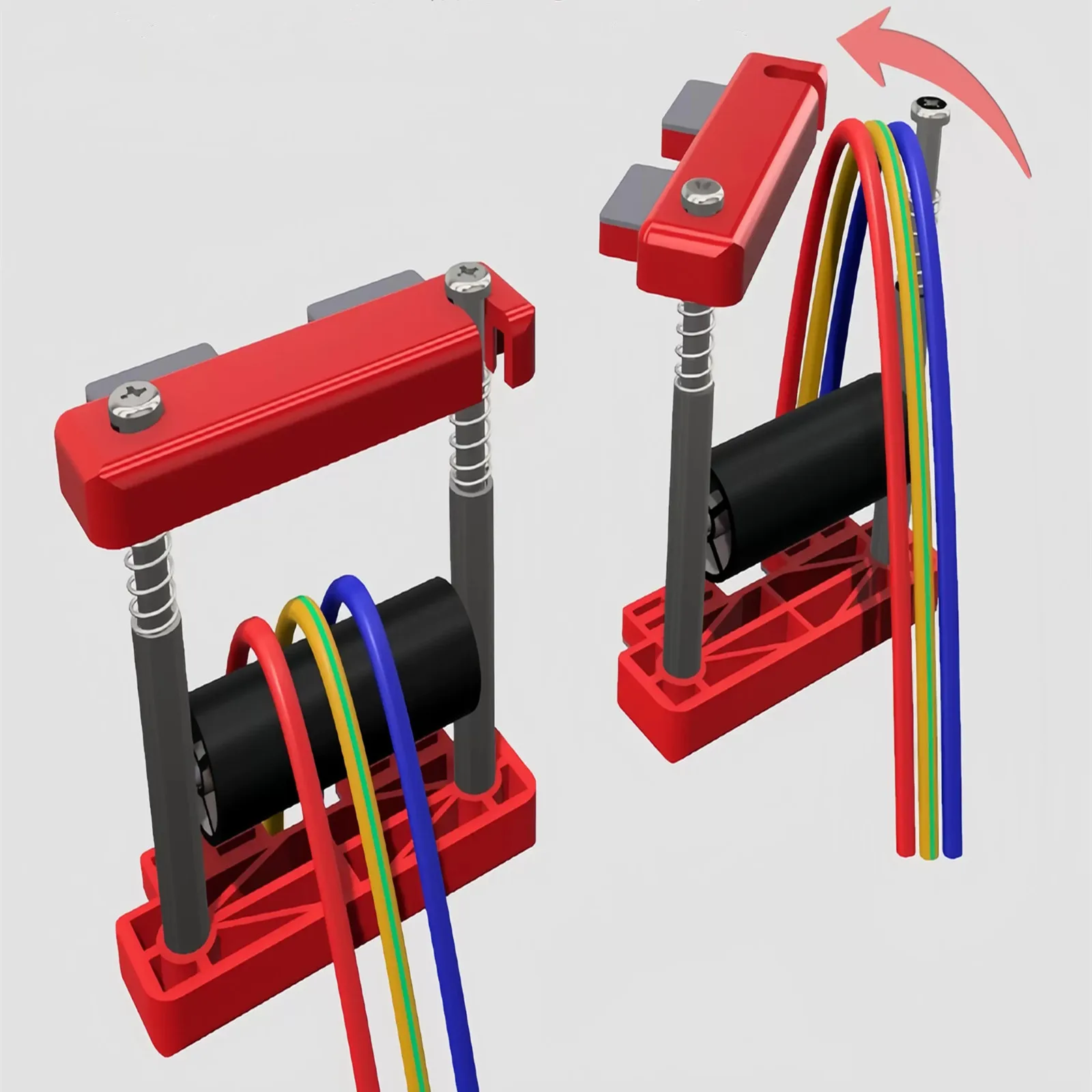 Wire Threading Aid Auxiliary Tool Cable Puller Guide Tool Wall Wire Conduit With Reel Box Only For 86 Electrical Junction Box