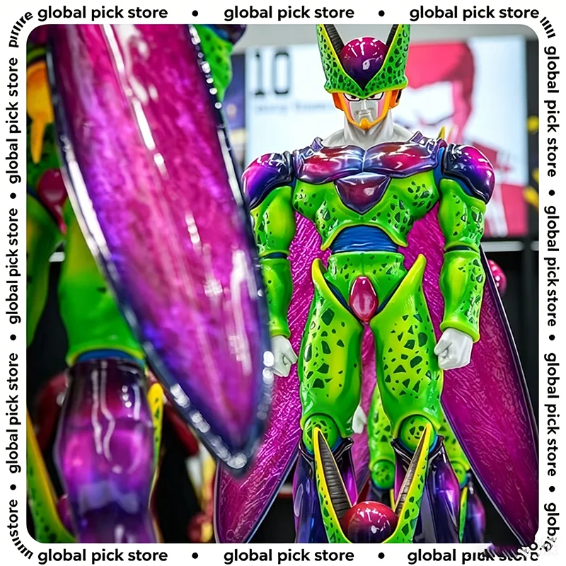 

New 50cm Dx Dragon Ball Cell Double-Headed Brand New Anime Figure Peripheral Oversized Statue Action Figure Desktop Gift Toys