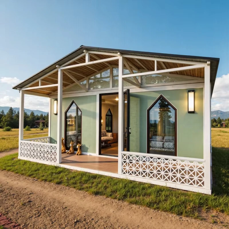 20ft Expandable Container House 2 Bedroom Portable Home Quick Setup Sandwich Panel for Mining Camp MOQ 3 Units