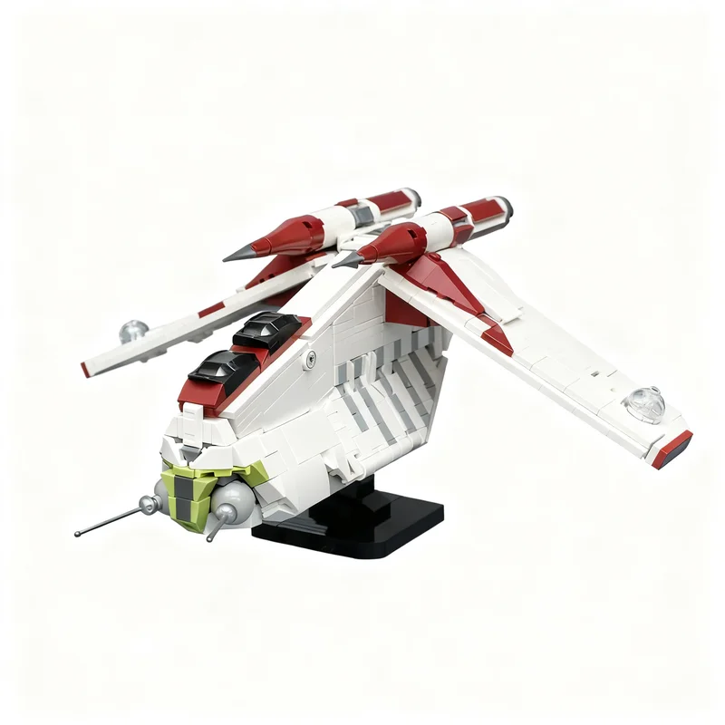 

1015PCS MOC Space Battle Movie Republing Gunship Model Custom Puzzle DIY Creative Ideas Toy Birthday Gift Spaceship Series