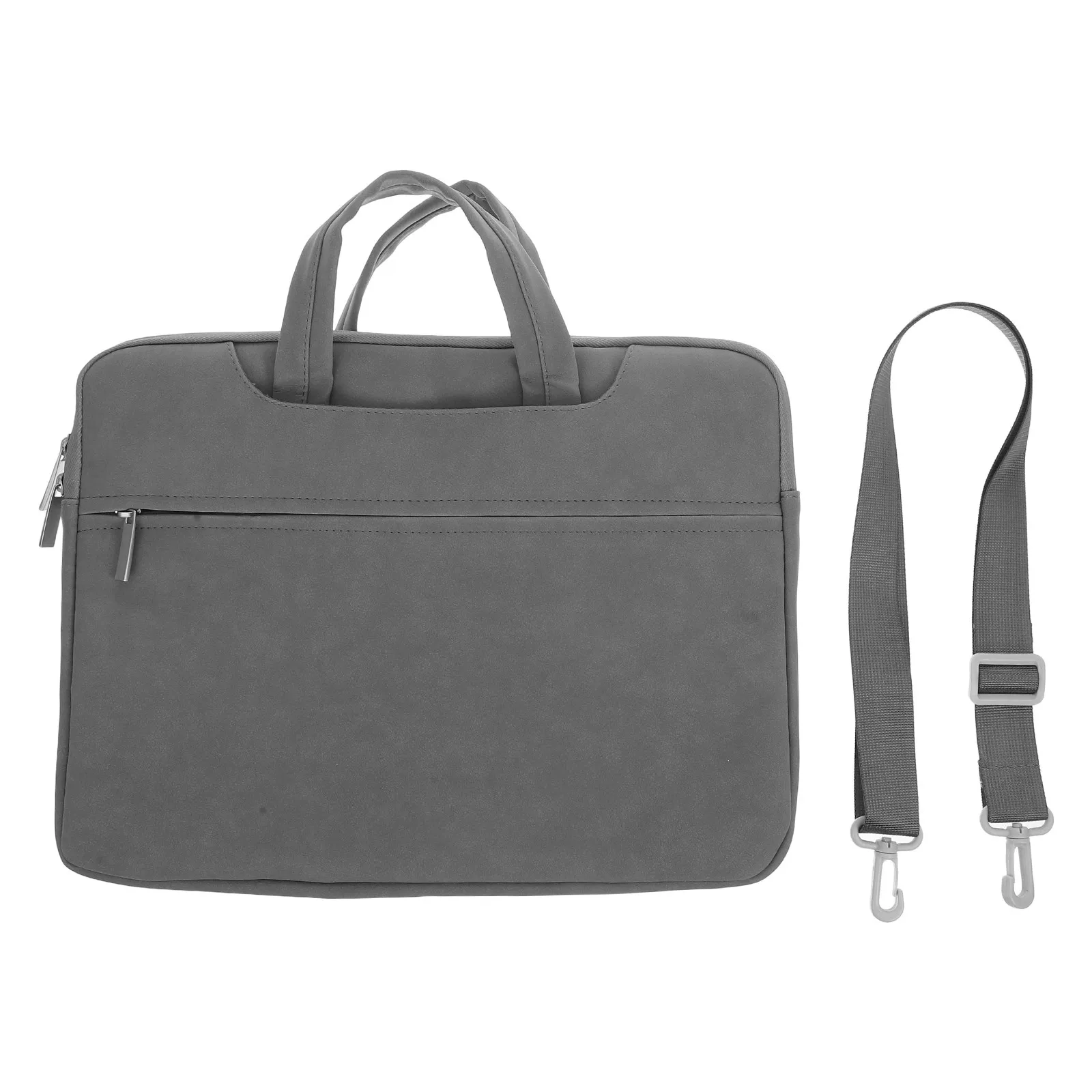 

PU Laptop Sleeve Bag 14 Inch Slim Protective Case Handle Business Travel Notebook Computer Bag for Men Women Laptop Bags for Men