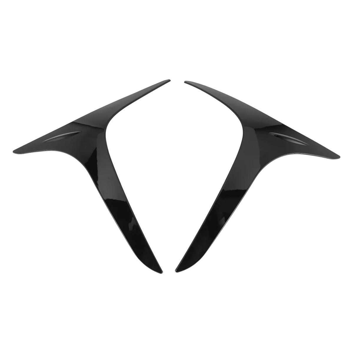 

For Toyota Yaris Cross 2020 2021 2022 Car Front Fog Lights Lamp Strips Trim Cover Sticker Car Styling Bright Black