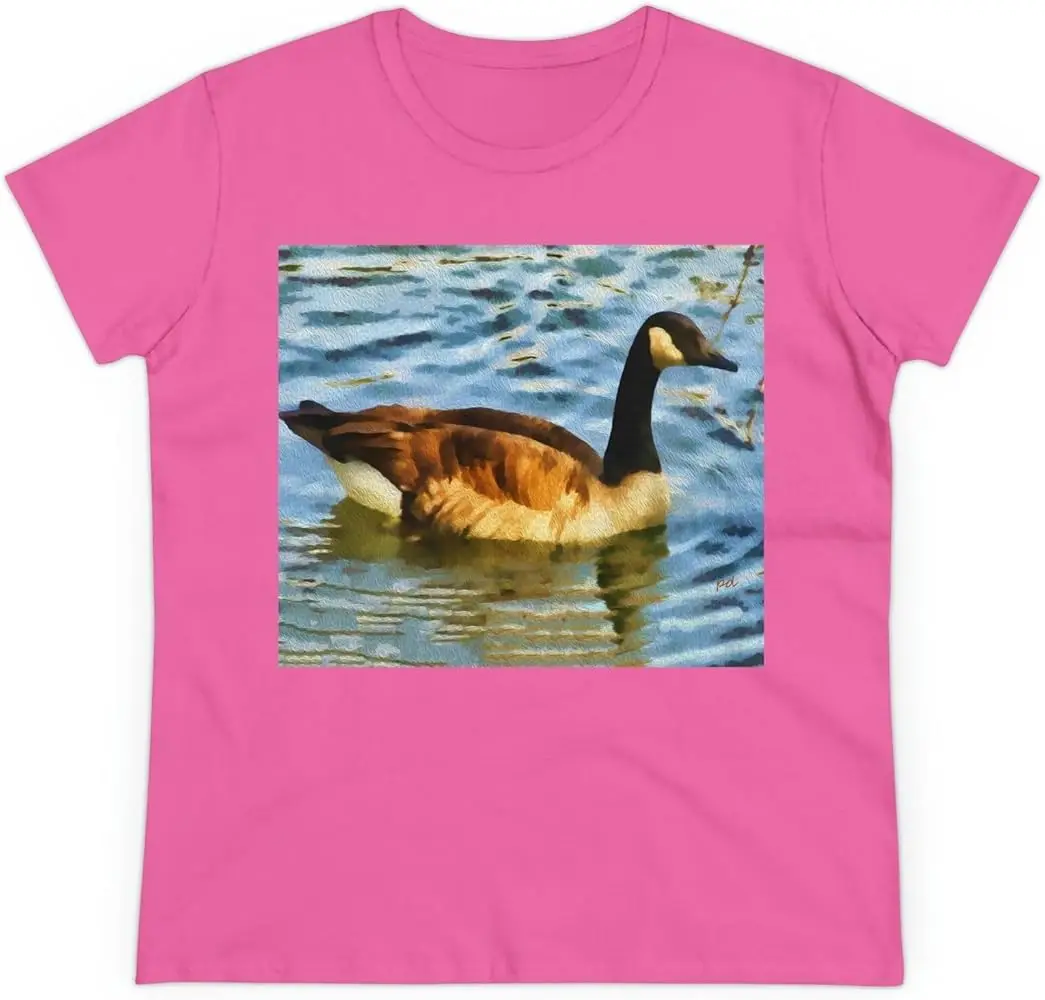 Canadian Geese Women's High Quality 100%Cotton Short Sleeve