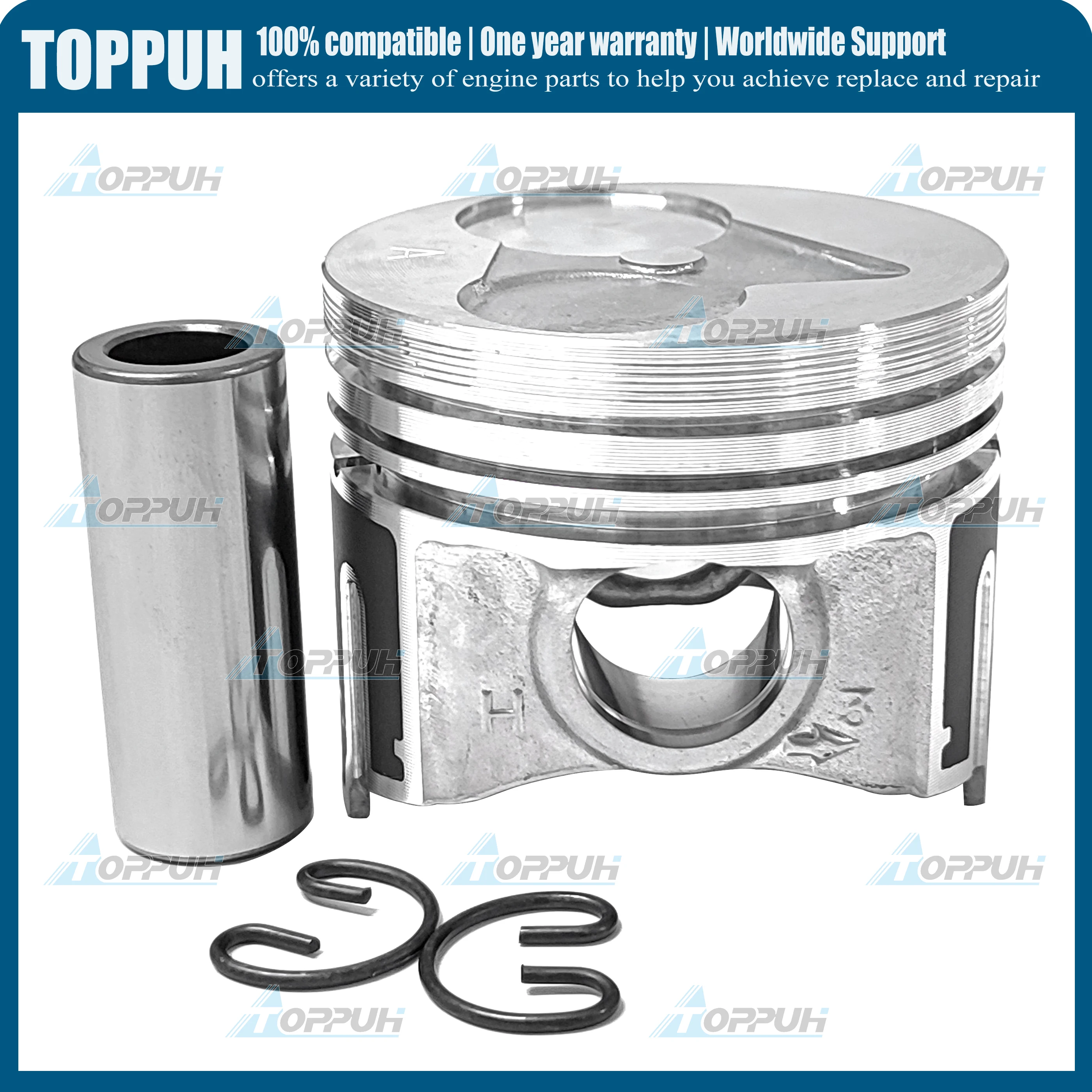 D782 Piston Set STD 67mm For Kubota Diesel Engine