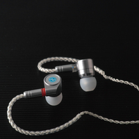TINHIFI Audio T2 DLC Metal HIFI Wired Flat-head Earbud 10MM DLC Flagship Dynamic DD Circle Earphone DJ Music Headset 2Pin IEM