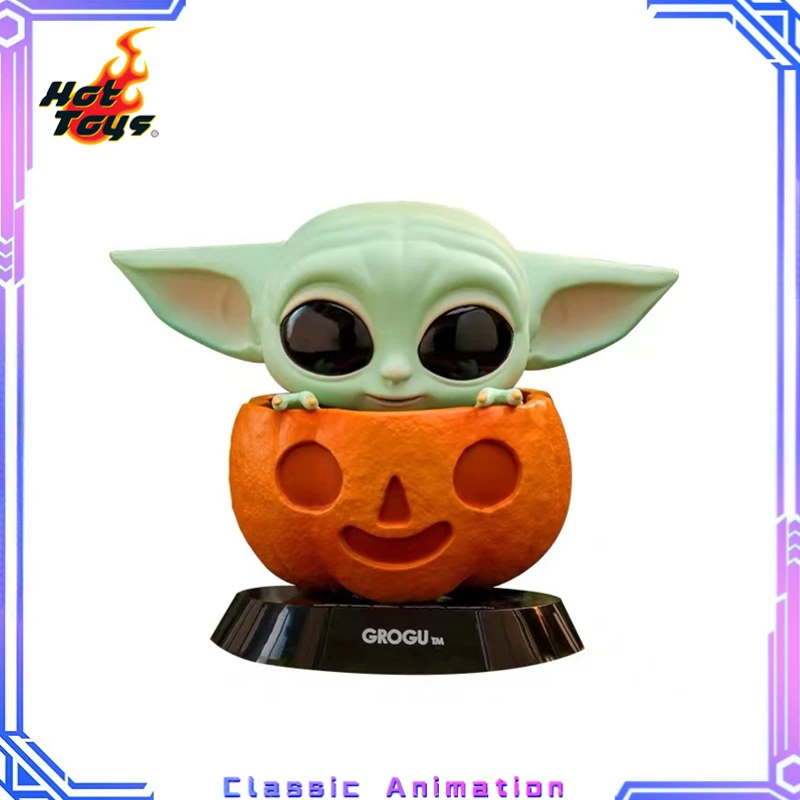 【Original】Hot Toys The Mandalorian Yoda Action Figures Pumpkin Goo Goo COSB1063 Ornament Collection Model Anime Gift