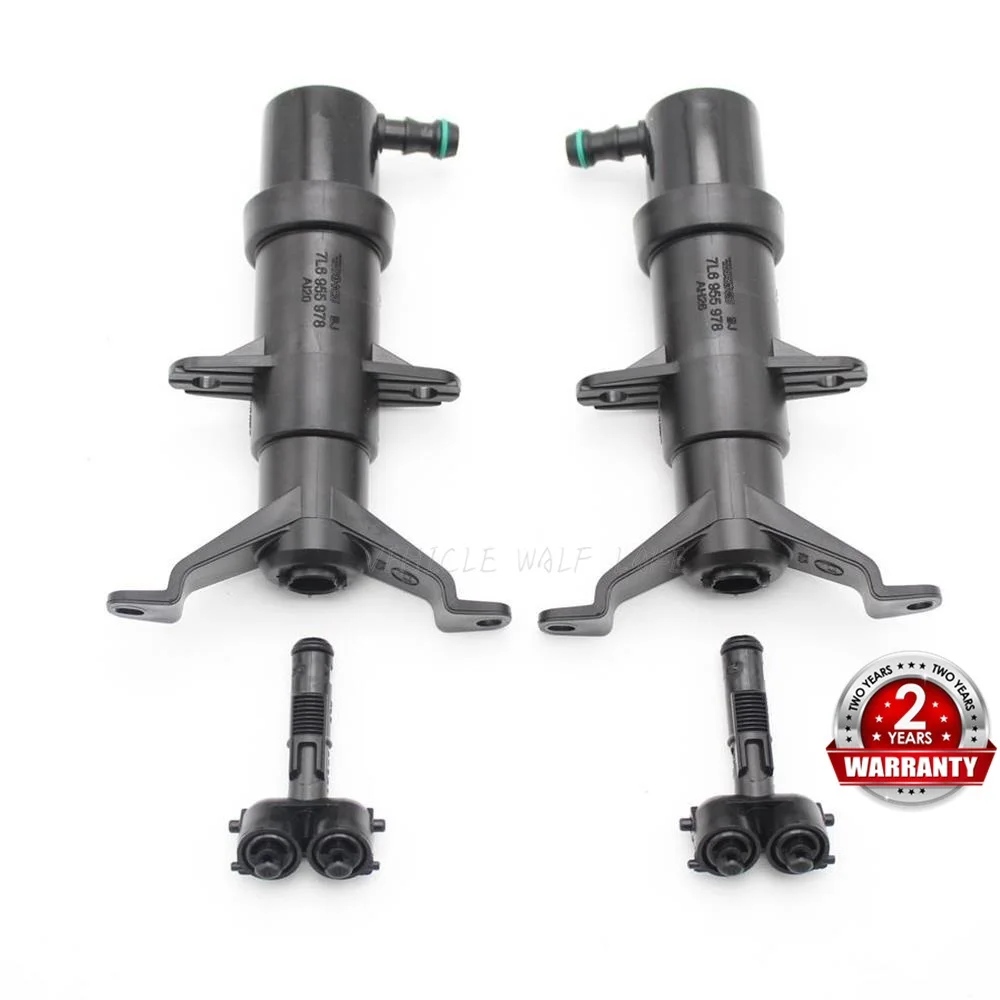 Dla VW Touareg 2002 2003 2004 2005 2006 reflektor przedniego zderzaka Cylinder podnoszenia spryskiwacza Jet dysza natryskowa