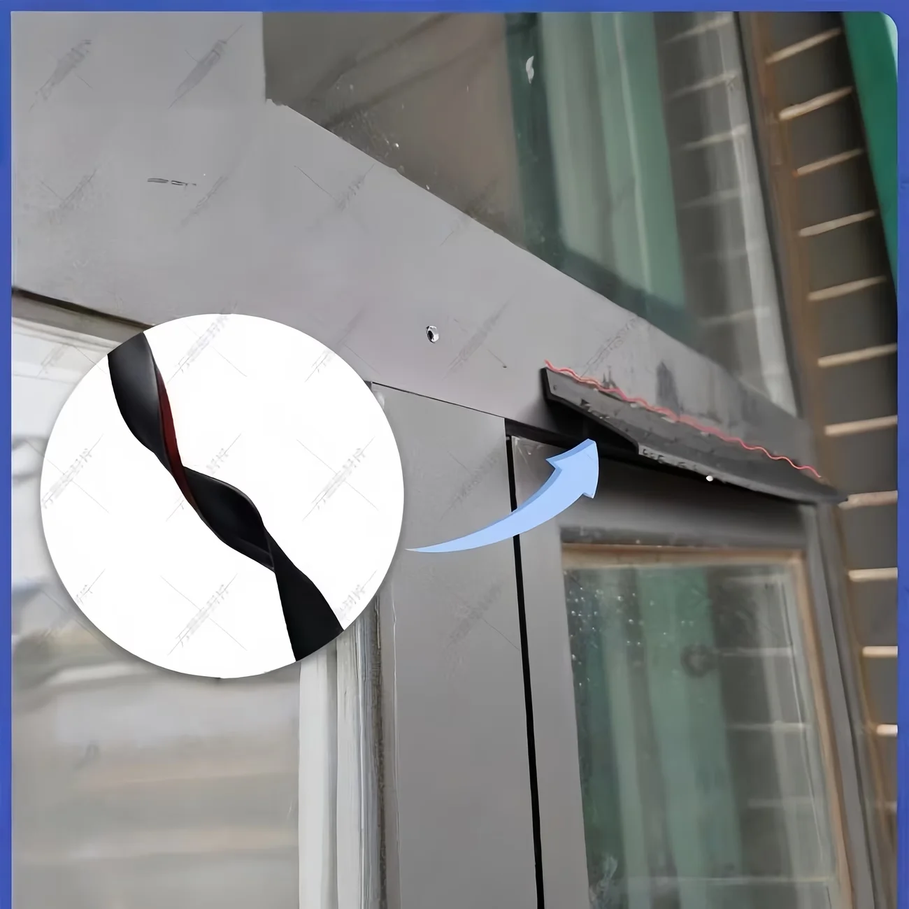 1roll Window Drip Strip Universal Door And Window Rainproof 