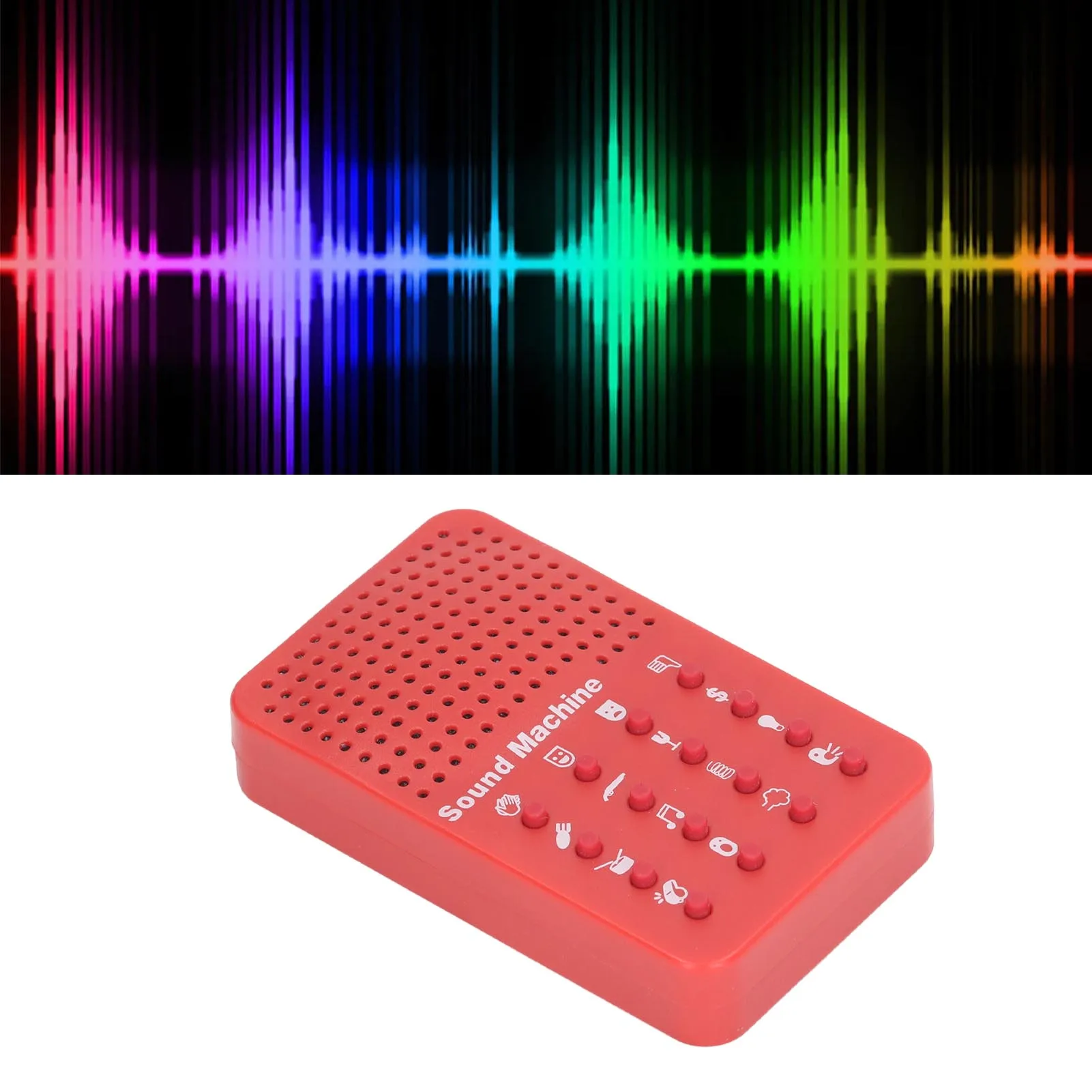 ZK30 Funny Sound Maker Machine with 16 Sound Effects Portable Electronic Novelty Funny Noise Maker Toy