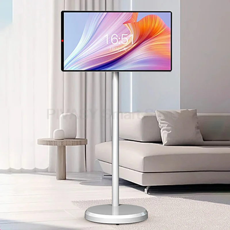 

21,5-дюймовый сенсорный экран для исследования на открытом воздухе Android-система 8G + 128G Портативный вращающийся 8-ядерный Smart TV 6000 мАч Мощность от батареи Подвижное