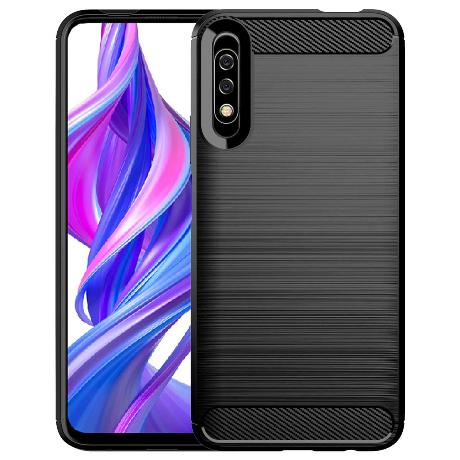 

Противоударный чехол из углеродного волокна для Honor 9X 9 lite 9N 9c, honor 9x pro premium 9i 2018 9 lite, мягкий силиконовый чехол