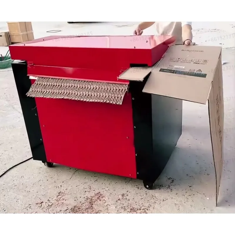 Venda quente de resíduos reciclagem trituradores de papel papelão corte hine caixa triturador de papelão ondulado trituração hine