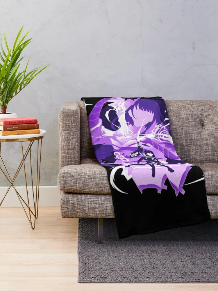 Electro Raiden Shogun Throw Blanket for sofa halloween Blankets