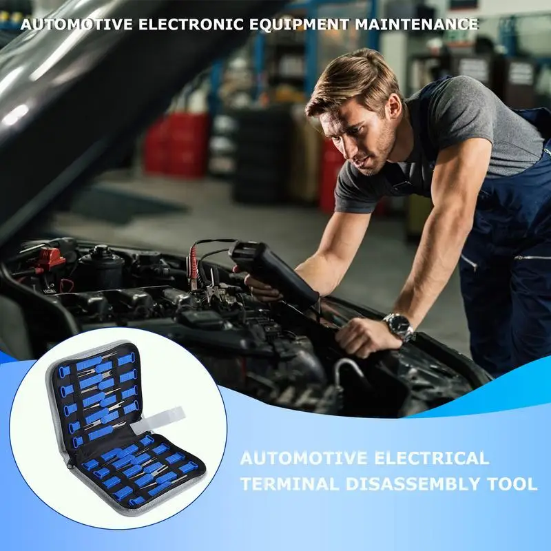 Terminal Removal Tool Vehicle Wire Terminal Repair Tool Electrical Connector Pin Removal Tool Kit Pin Extractor Terminal Release