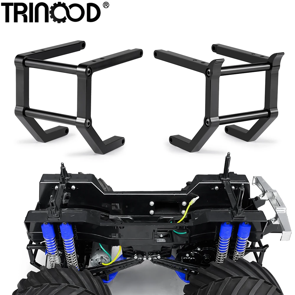 TRINOOD Aluminum Servo Mount Bumper for 1/10 Tamiya Clod Buster 4×4×4 Upgrade Parts