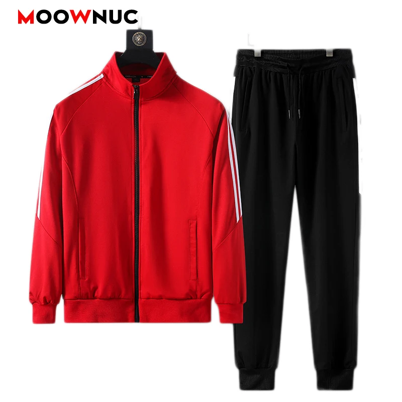 

Men's Casual Sets 2023 Spring New Hoodie + Pants Sportswear Jogger Male Fashion Tracksuits Sweatshirt Hombre Cardigan MOOWNUC