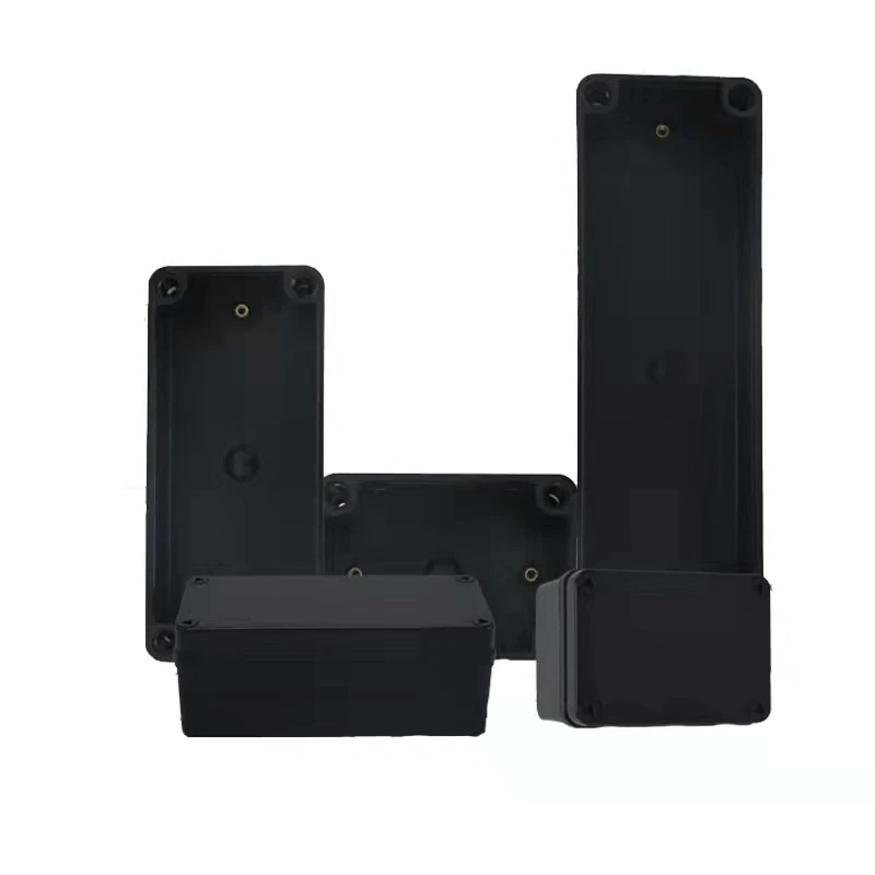 

Black Box Outdoor Waterproof Case Plastic Box Electronic Project Case Instrument Waterproof Junction Box Housing