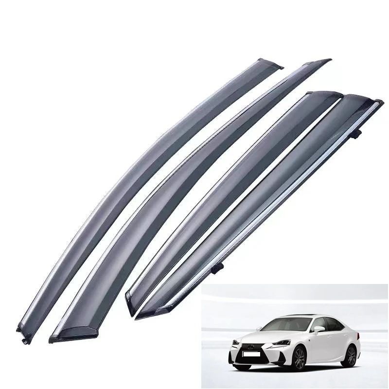 Козырек для окон Lexus IS300h 250 350 200t 2013 2014 2016 2017, защита от ветра, дождя, солнца, дыма, дефлектор, дефлектор для вентиляционного отверстия
