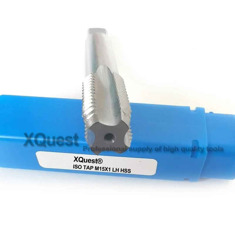 XQuest HSS Metric Left Hand tap M15 M15X2 M15X1 Right hand Fine Thread Cutting taps M15X1.75 M15X1.5 M15X1.25 M15X0.75 M15X0.5