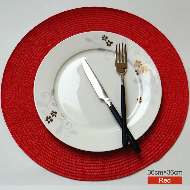 Braided Round Placemats Set 2