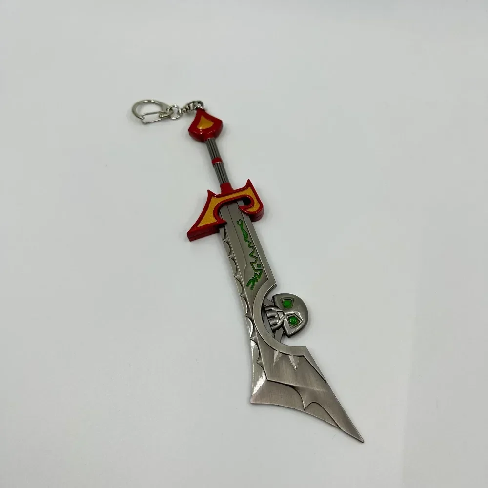 World of Warcraft Ashbringer Modelo de metal periférico Chaveiro Arma Alexandros Mograine Tirion Fordring Figuras de ação Brinquedos para presente