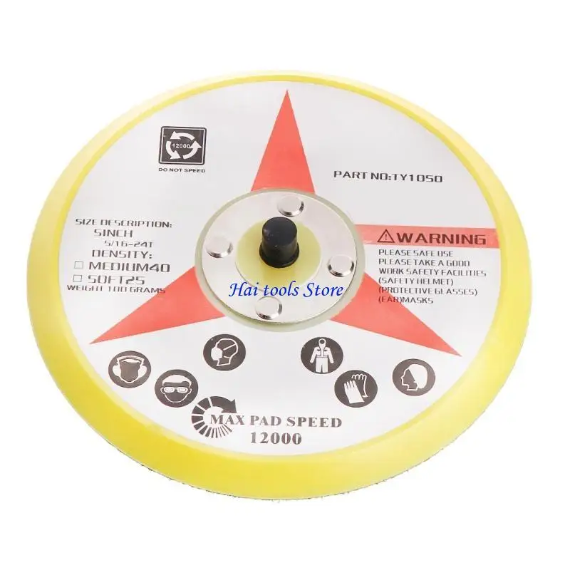 X37E NOWOŚĆ SPRZEDAŻ 2 -cali Polishing Sander Backer Plate drzemka Hak Hook Pętla szlifowania