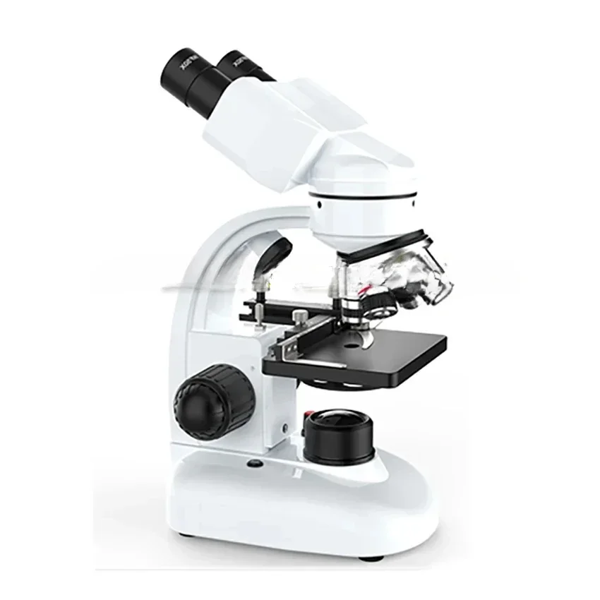 Zoom For 6000X-20000X Biological HD Microscope Digital LED Lab Compound Microscope with Wide-Field 10X and 50X Eyepieces