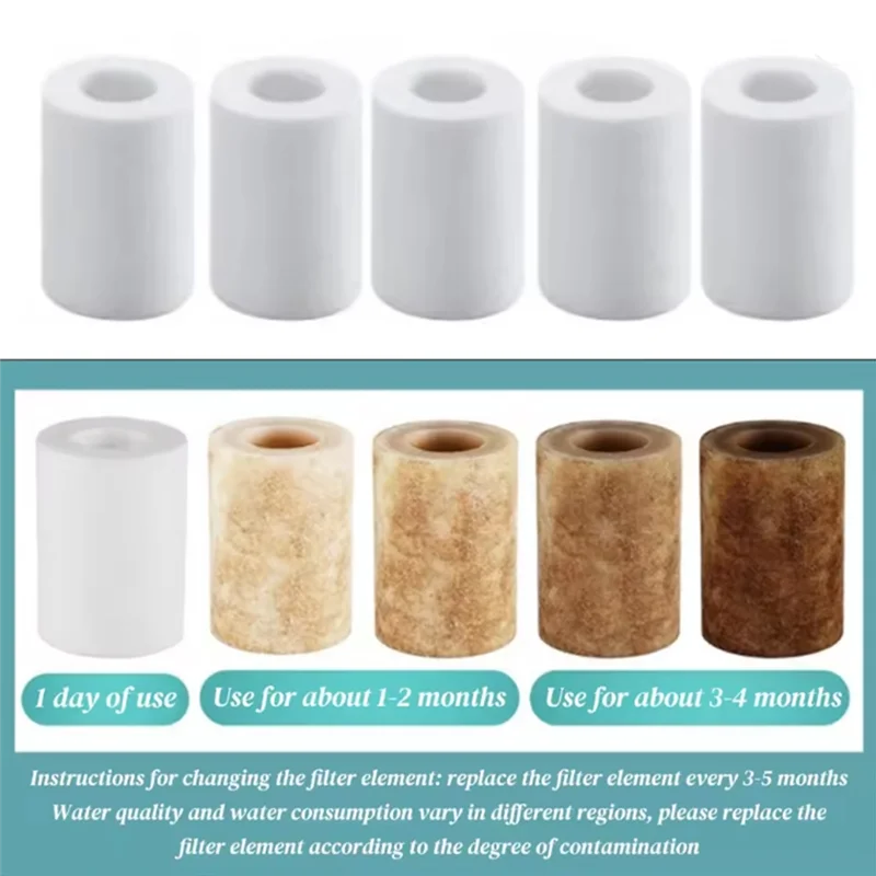 

【Today Only@】Набор фильтров для крана, универсальный очиститель для выхода воды, полипропилен, хлопок, бытовая кухня, ванная комната, душ, совместимость