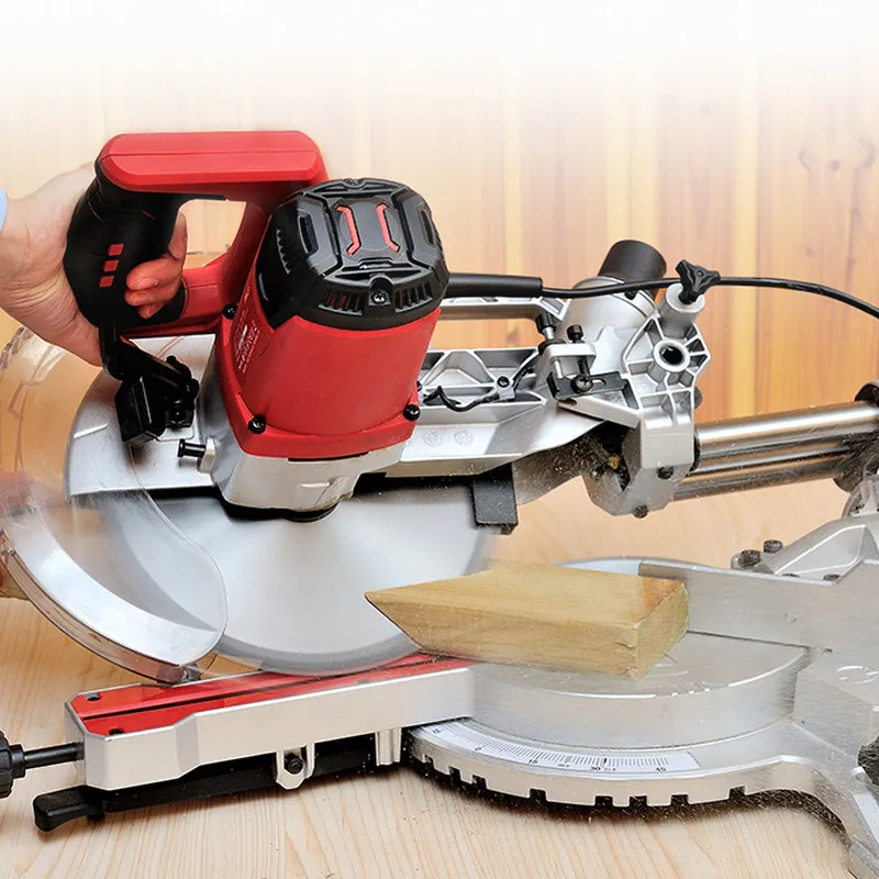 

10 Inch Saw Aluminum Machine 10 Inch Tie Rod Cutting Machine Miter Saw Multifunctional Miter 45 Degree Woodworking Tool