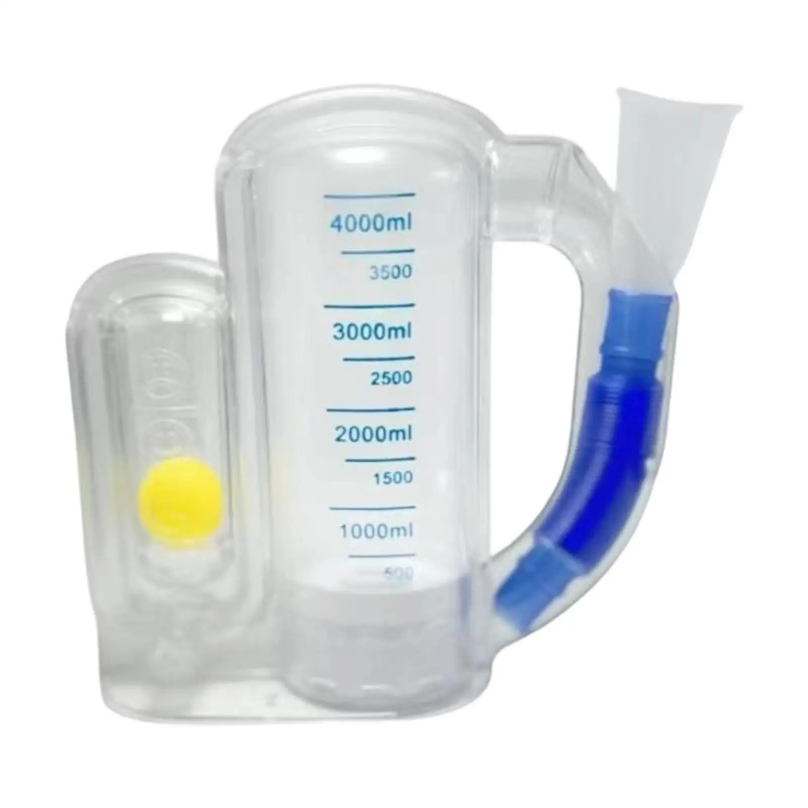 Breathing Exercise Device Incentive Spirometer 5000ml Capacity Measurement for Adults Lung Exerciser Lung Trainer Respiratory