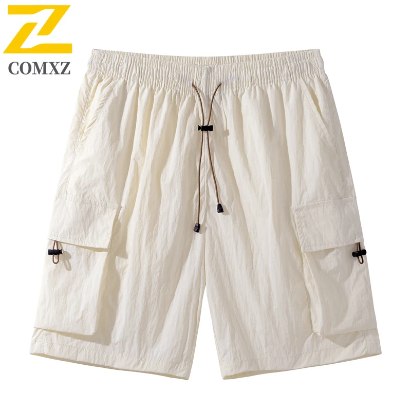 

Мужские повседневные брюки, легкие, удобные, дышащие, устойчивые к льду, солнцезащитный крем, UPF50 + спортивные брюки с пятью четвертью, шорты для кемпинга и пешего туризма