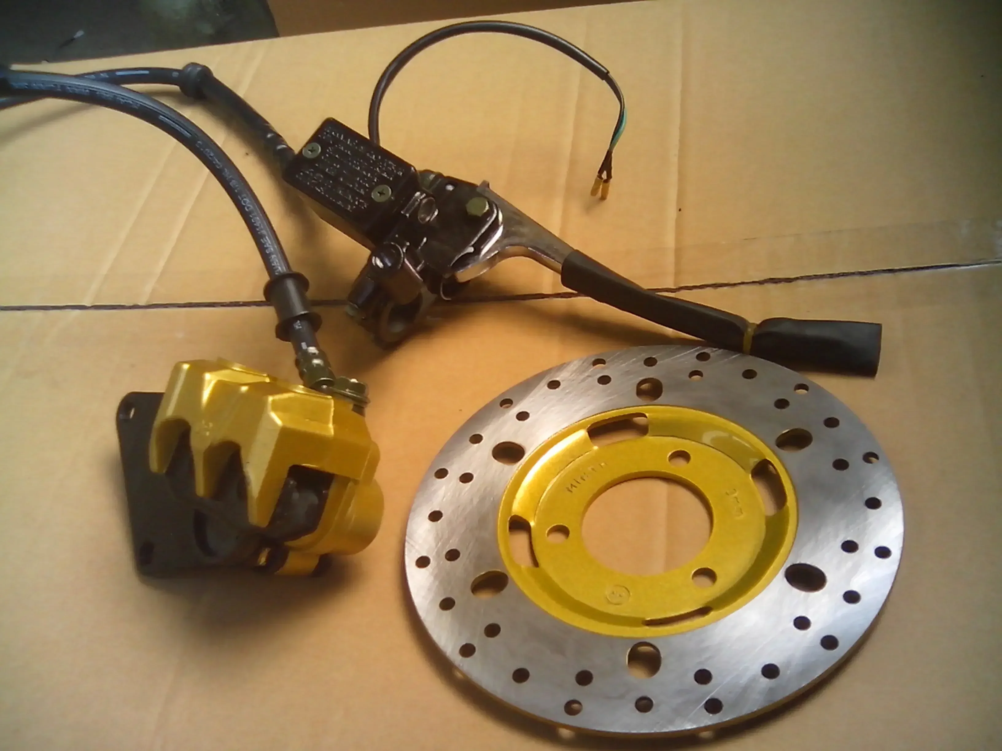 Motorcycle disc brake pump assembly pump disc tray scooter accessories  Wholesale versatility