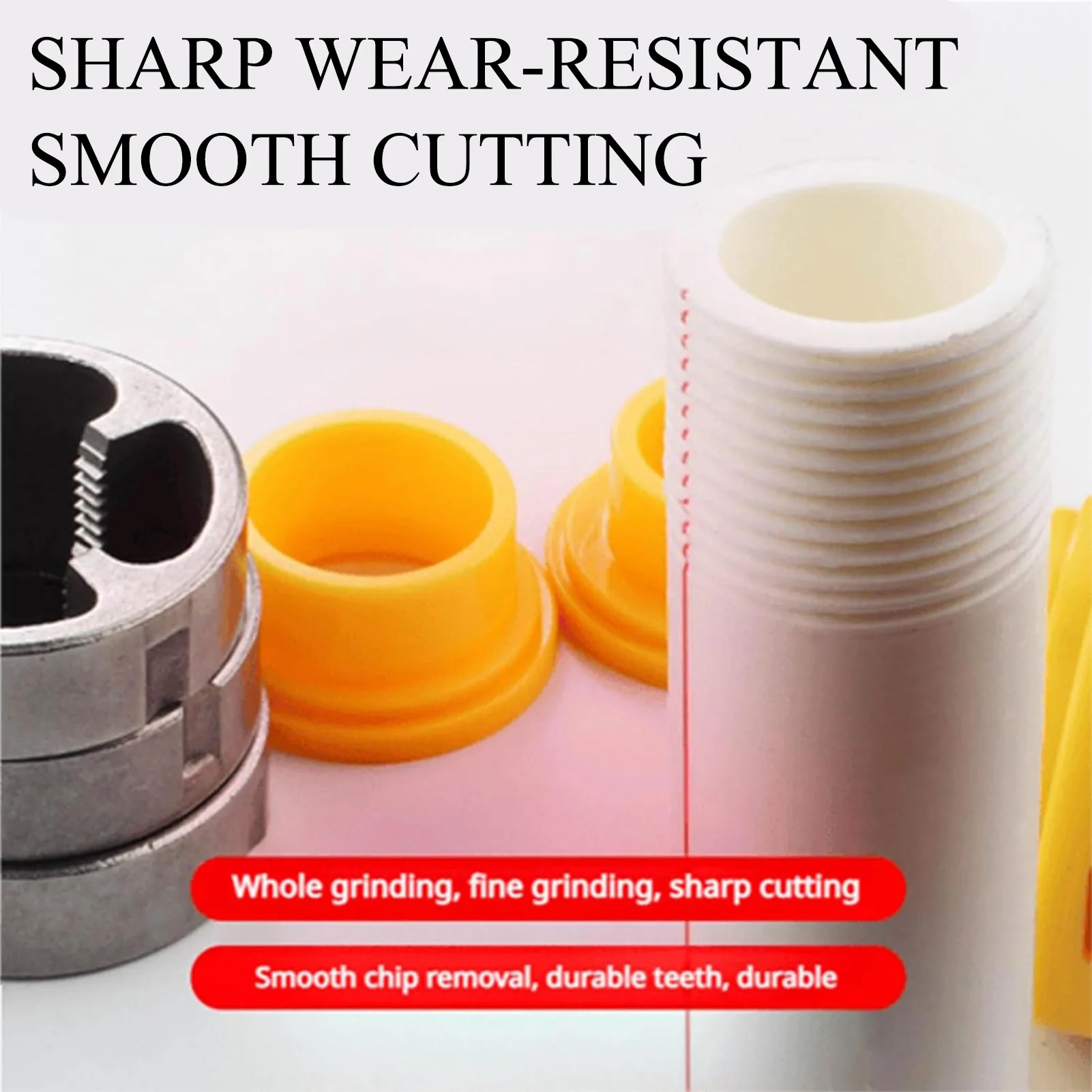 

Plastic Pipe Thread Die Kit Easy to Operate Water Pipe Screw Extractor Kit Suitable for Removing Damaged Screws