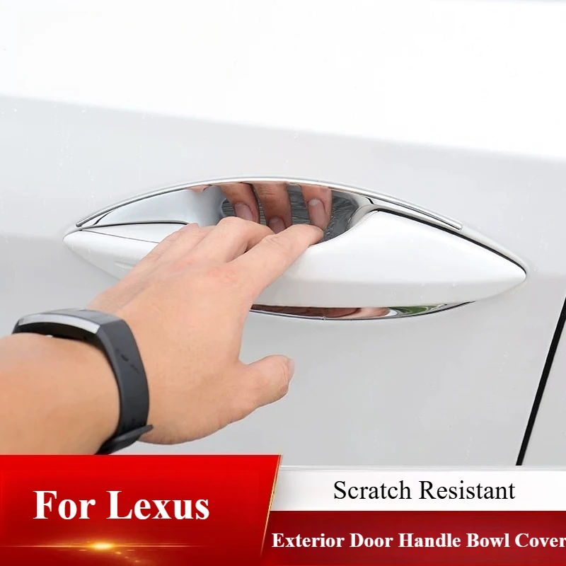 For Lexus RX200t/RX300/RX450h ABS Electroplated Door Handle Bowl Cover Custom Precise Fit Exterior Mod Decor Protective Parts