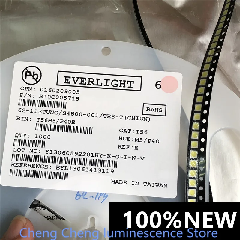 FOR  Lampu Latar LED High Power LED 1.8W 3030 3V/ 6V Keren Putih 150-187LM PT30W45 V1 Aplikasi TV 3030 SMD Everlight