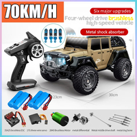SCY ZWN 1:16 4x4 Off Road Rc Car 4WD Brushless Remote Control Truck 70KM/H or 50km/h High Speed Drift Cars Vs Wltoys 124016 Toys