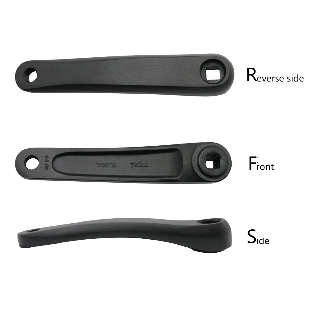 1 Stück MTB-Kurbelgarnitur Fahrradkurbel Reparaturteile 170mm Lange Fahrradkurbel mit Vierkantloch Linke Separate Kurbel – Detail 2